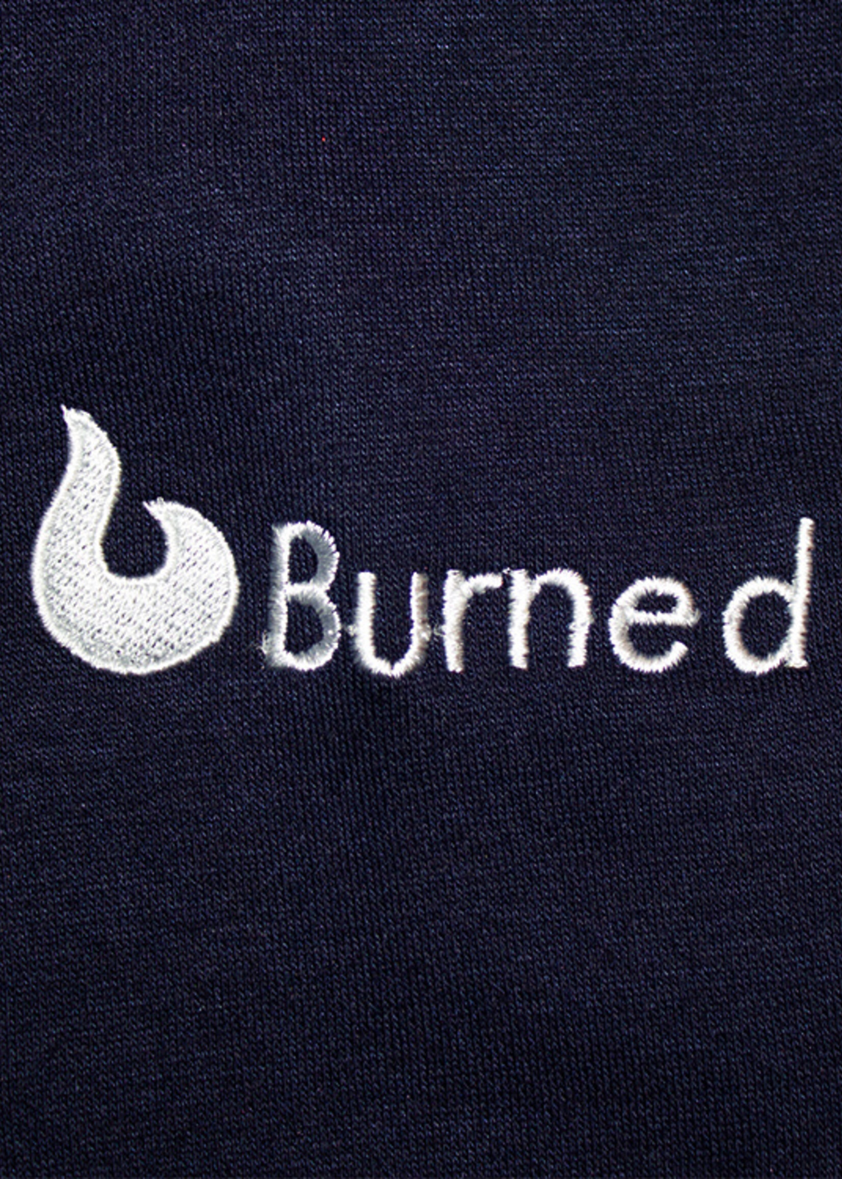 Burned BurnedCol rond bleu marine