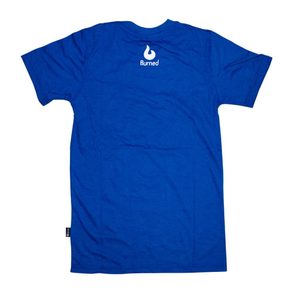 Burned T shirt Royal Blue Burned Sports