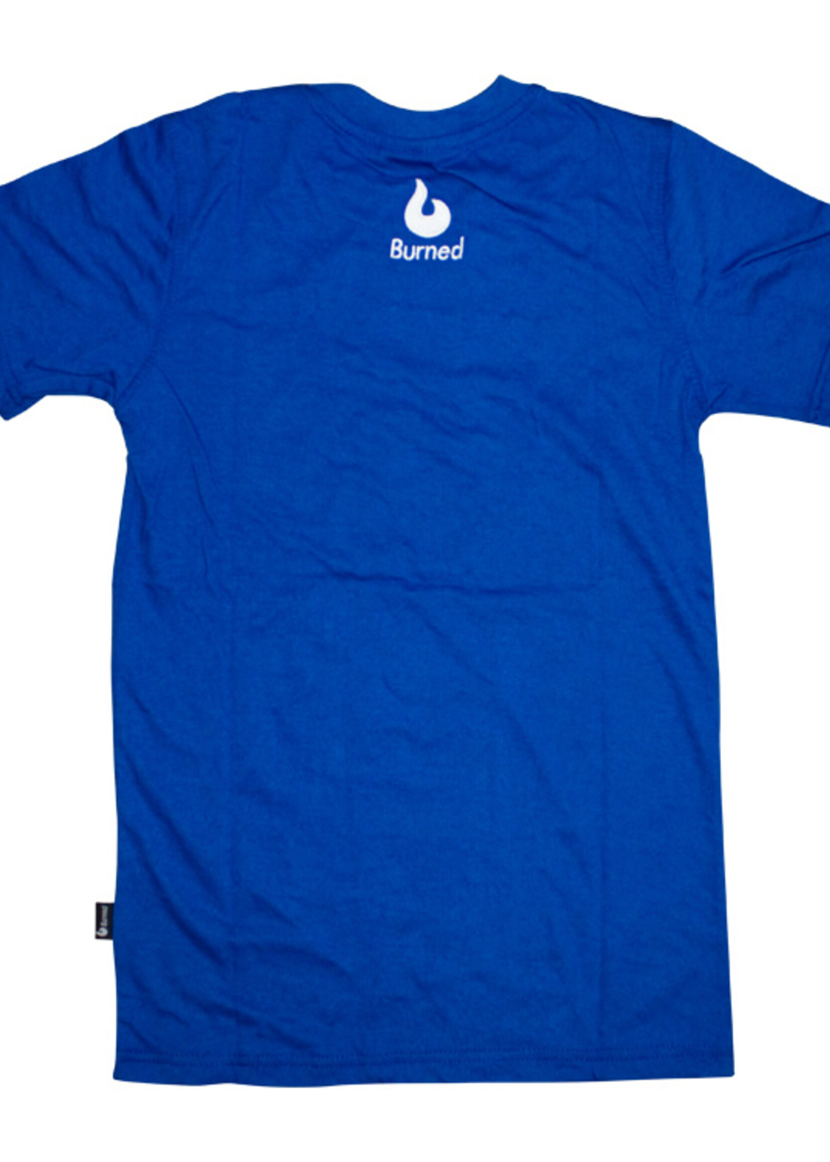 Burned Burned T-shirt bleu royal