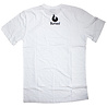 Burned Burned T-shirt Wit Burned Burned T-shirt Wit