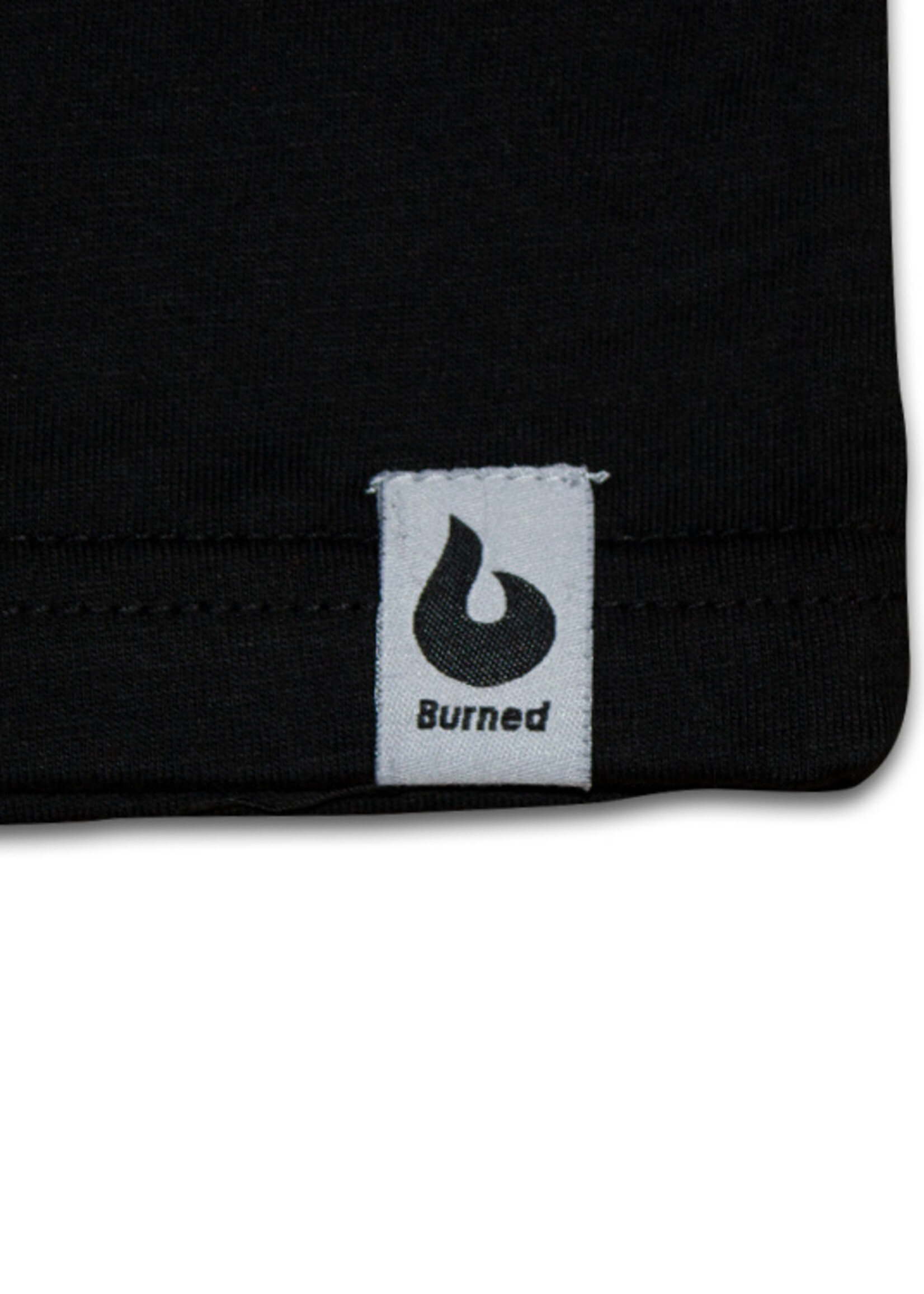 Burned Burned T-shirt Black
