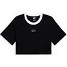 Nike WMNS NSW Cropped Top Swoosh Zwart Nike WMNS NSW Cropped Top Swoosh Zwart