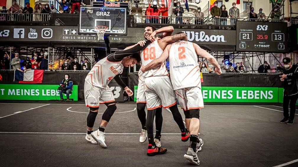 3 X 3 basketballers zetten bijzondere prestatie neer