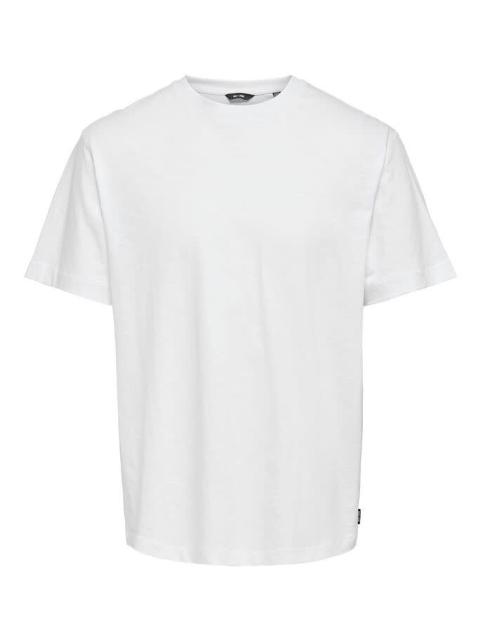 Only & Sons Only & Sons Oversized T- Shirt Wit Only & Sons Only & Sons Oversized T- Shirt Wit