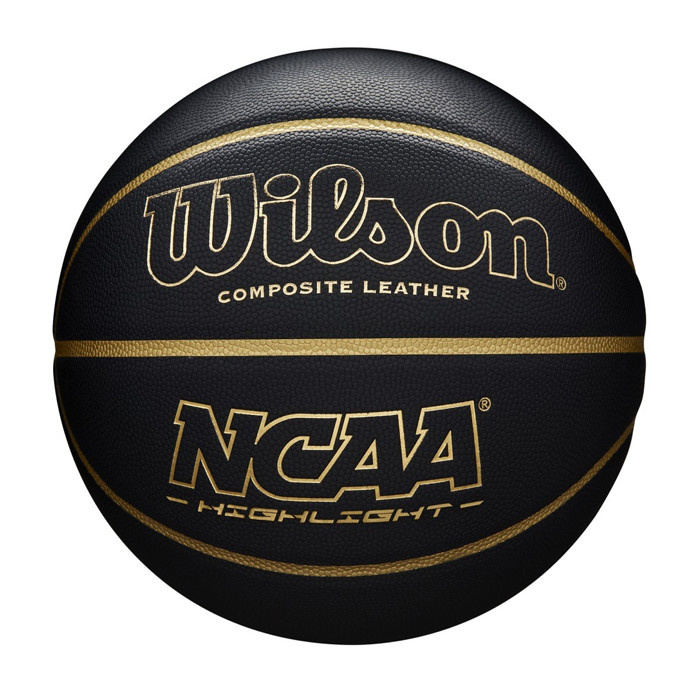 Wilson NCAA Highlight 295 Basketball WTB067519XB, Unisex, Zwart, basketbal, maat: 7