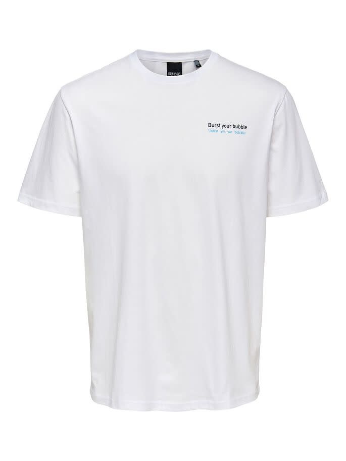Only & Sons Only & Sons T-Shirt Burst Your Bubble Only & Sons Only & Sons T-Shirt Burst Your Bubble