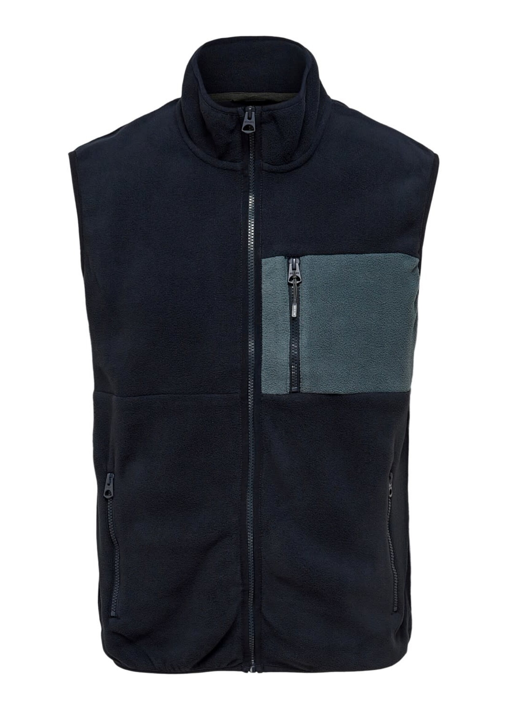 Only & Sons Only & Sons Fleece Body Warmer Blauw