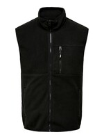 Only & Sons Only & Sons Fleece Body Warmer Black