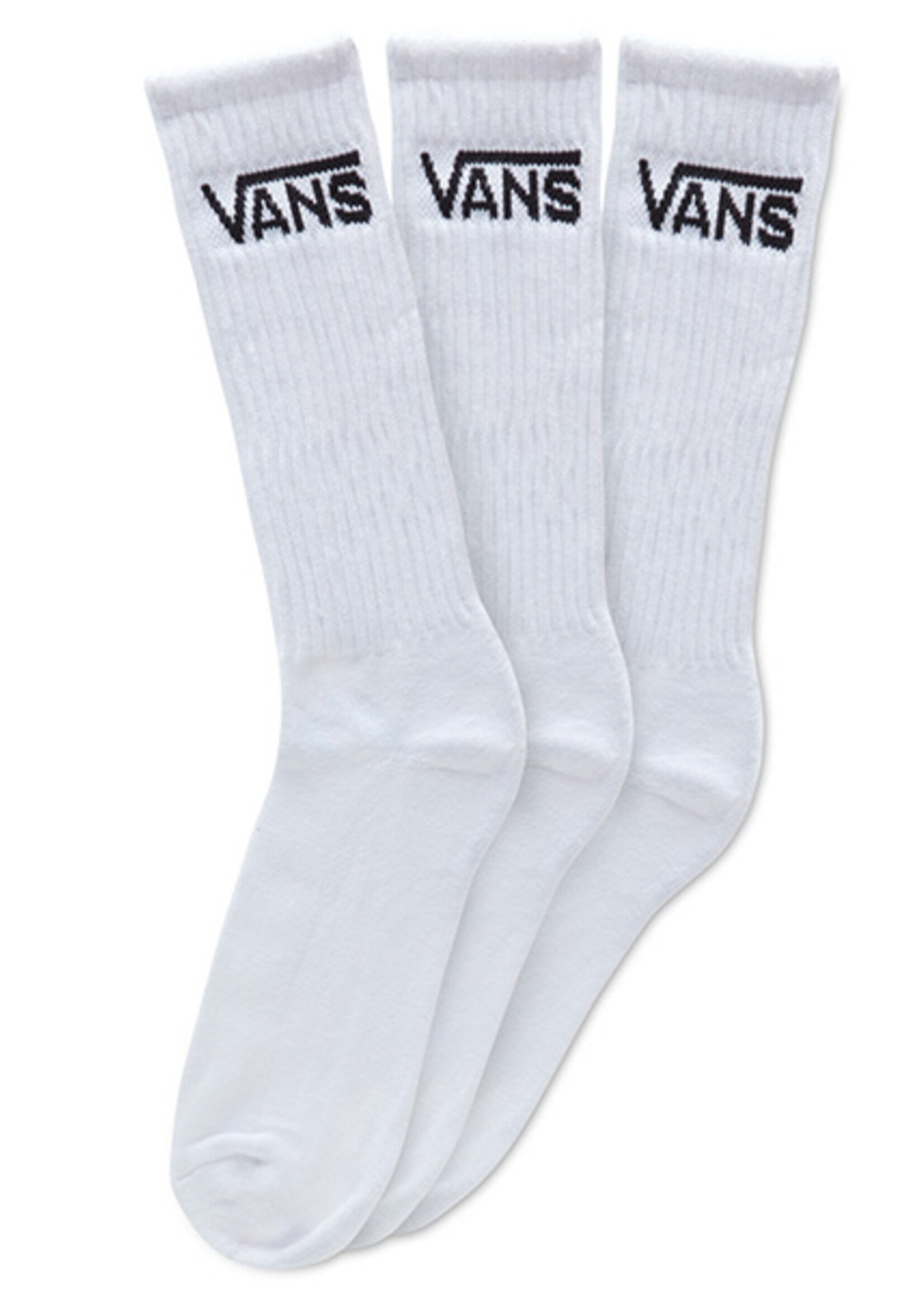 Vans Classic Crew Socks Blanc (3-Pack)
