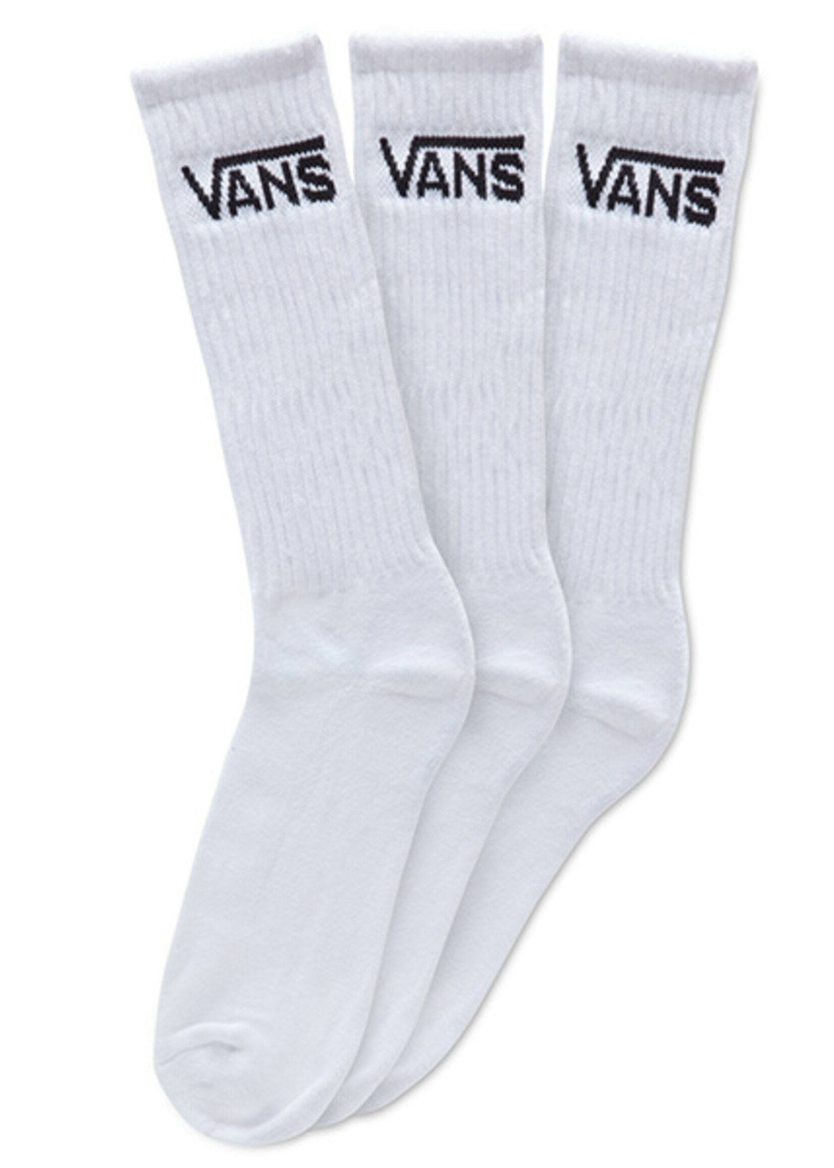 Vans Classic Crew Socks White (3-Pack)