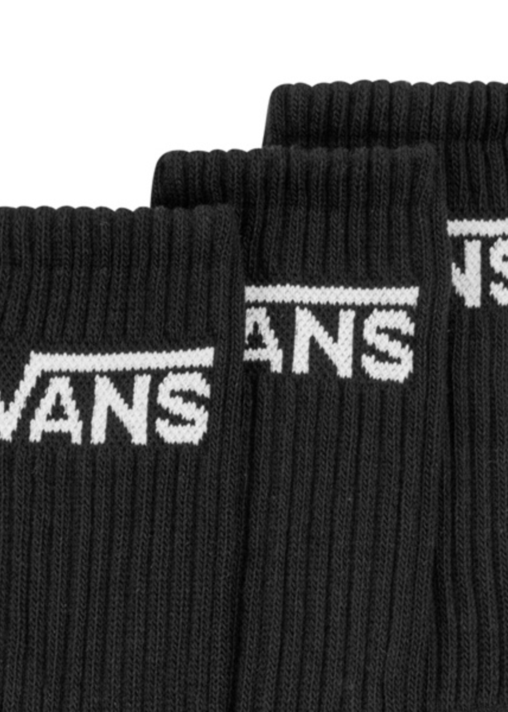 Vans Classic Crew Socks Black (3-Pack)