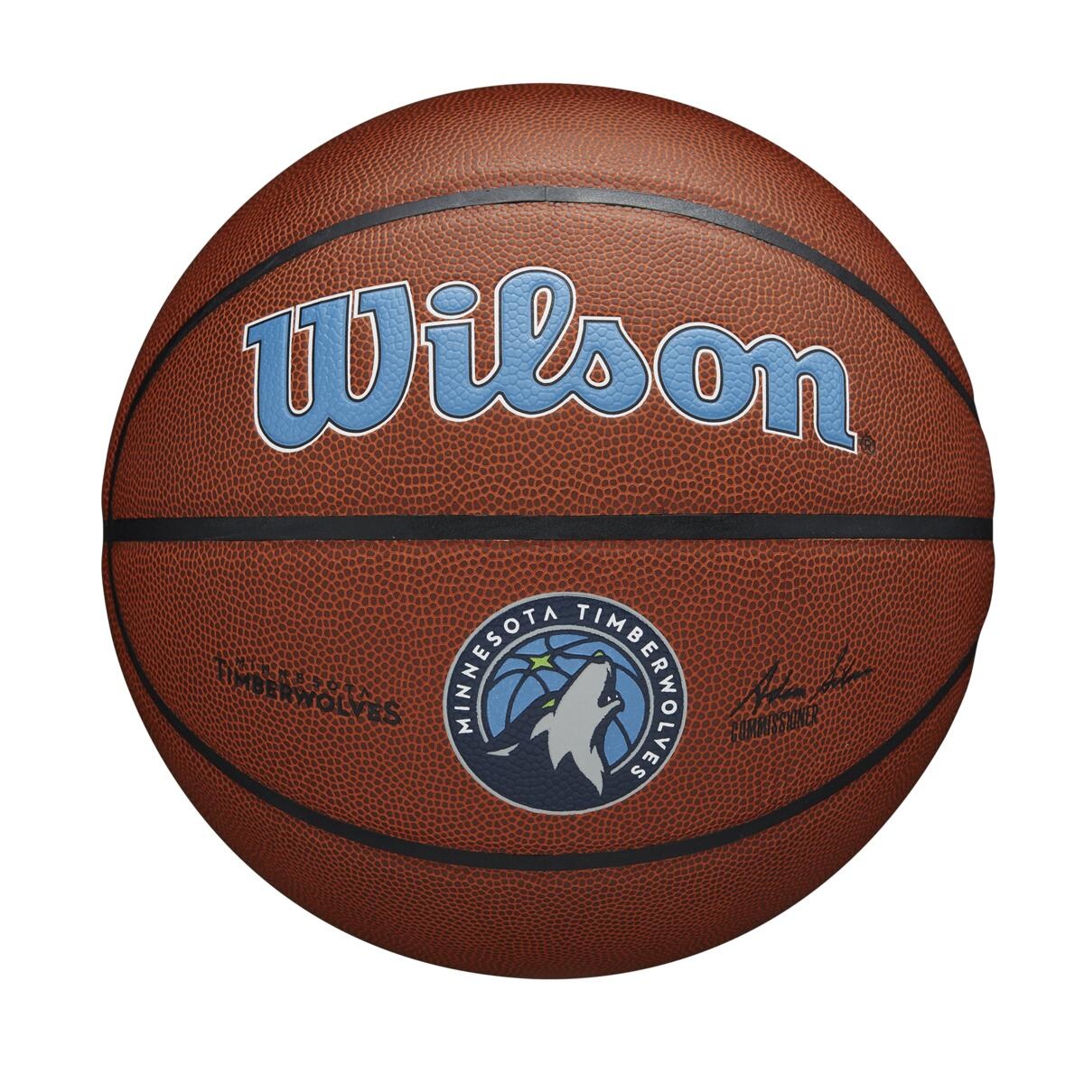 Wilson NBA Team Alliance Timberwolves - basketbal - blauw