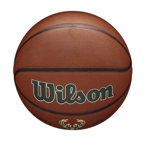 Wilson NBA Authentic Series Indoor/Outdoor Basketball, Official Size 7  (29.5-in), Brown