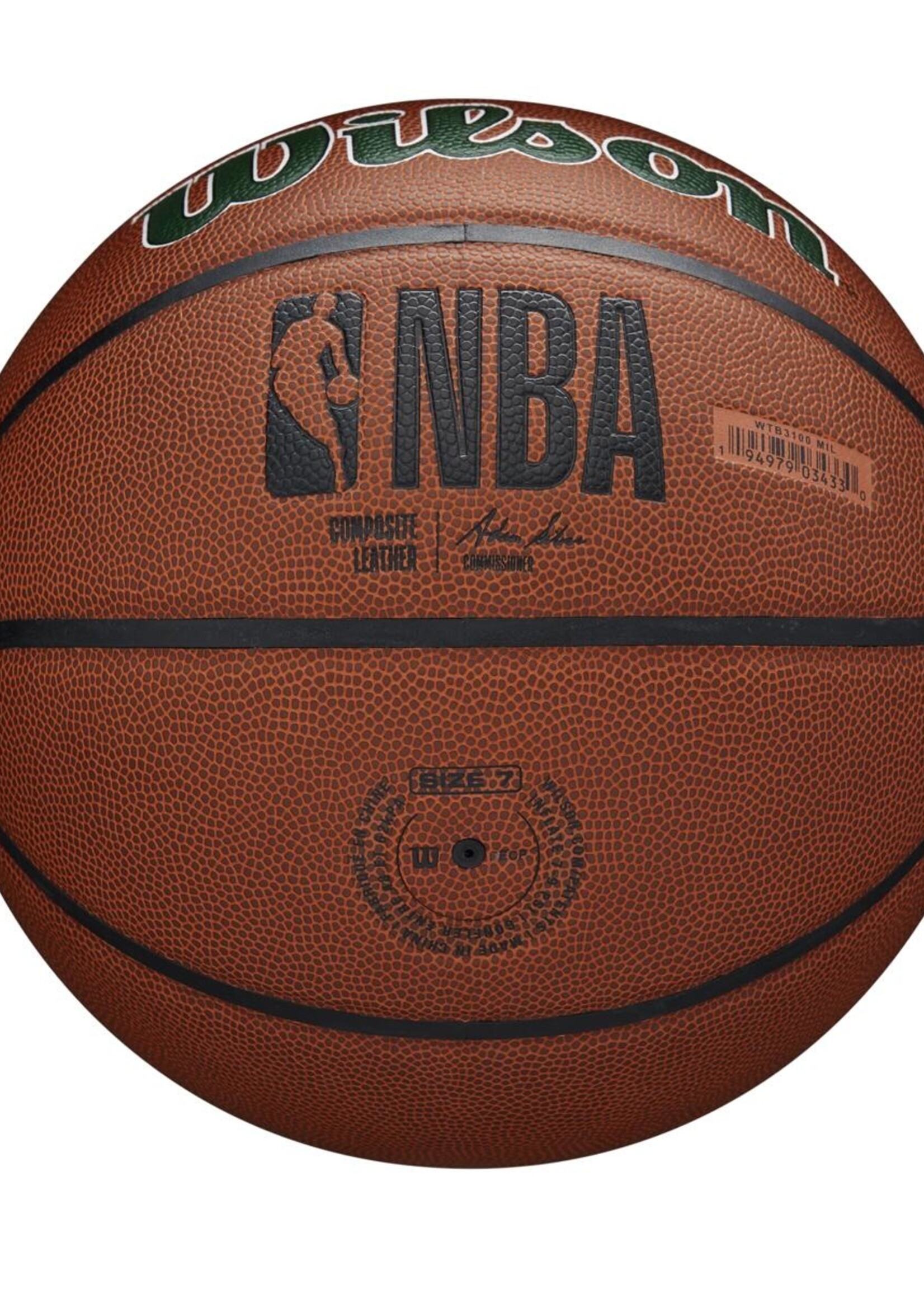 Wilson Wilson NBA MILWAUKEE BUCKS Composite Indoor / Outdoor Basketbal (7)