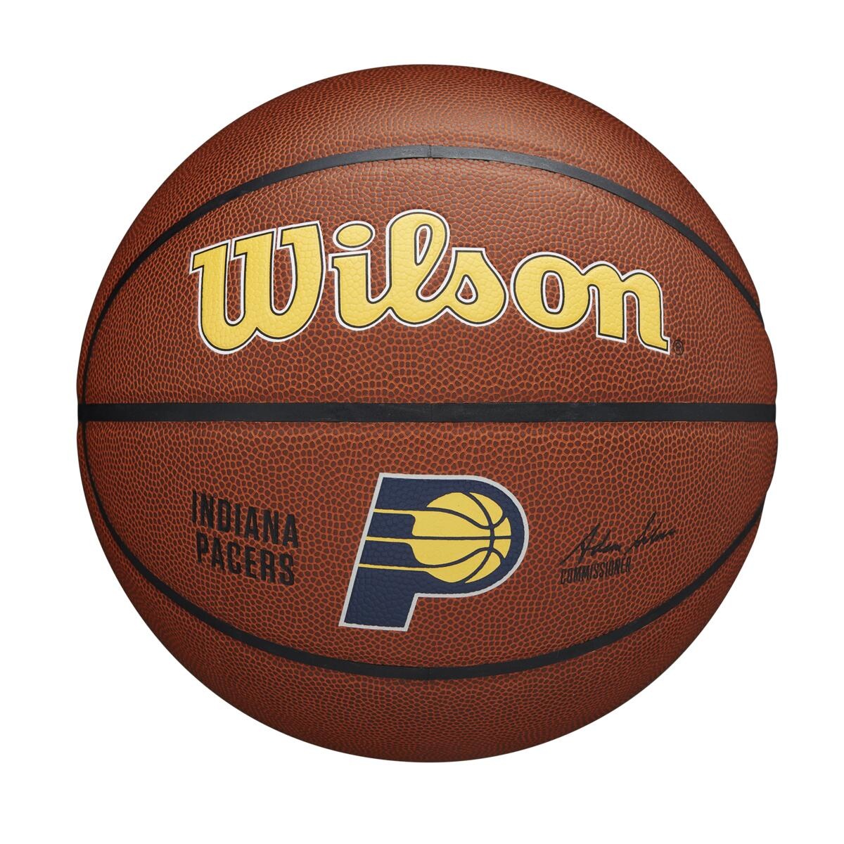Wilson NBA Team Alliance Indiana Pacers - basketbal - geel - maat 7