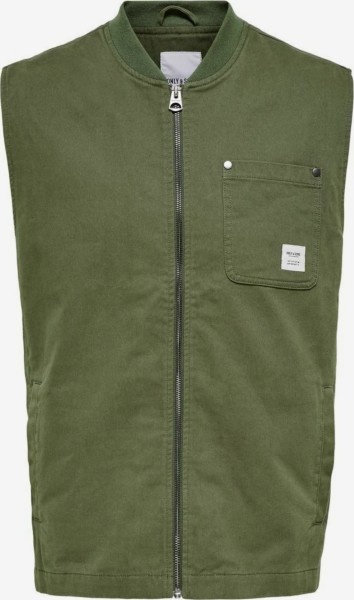 Only & Sons Only & Sons Life Gilet Groen