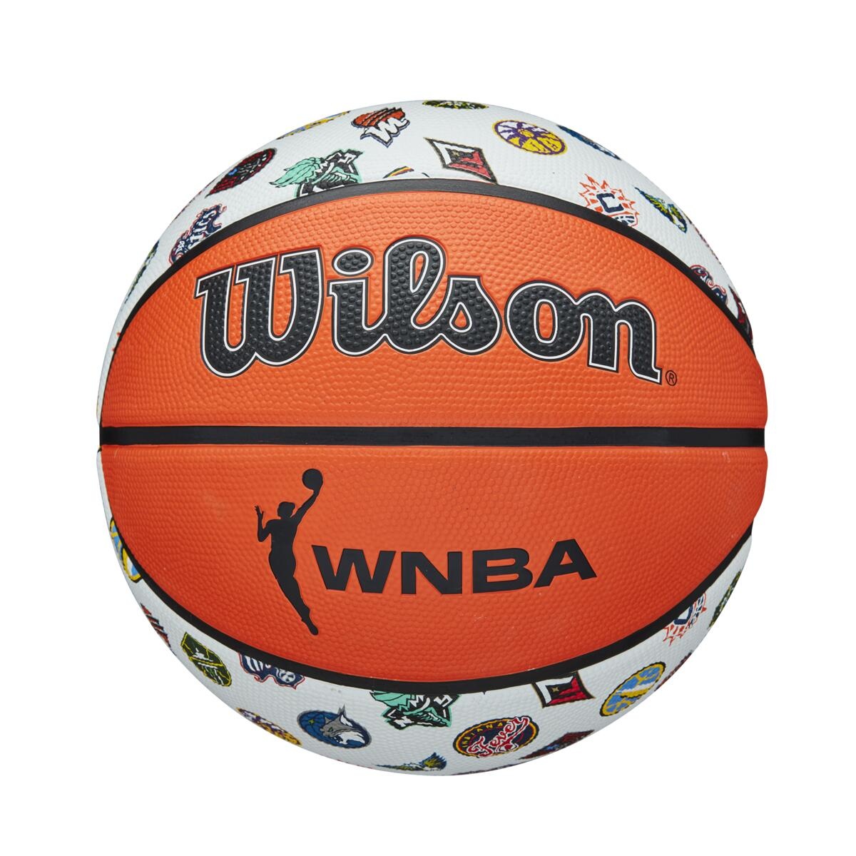 Wilson WNBA All Team - wit/oranje - maat 6