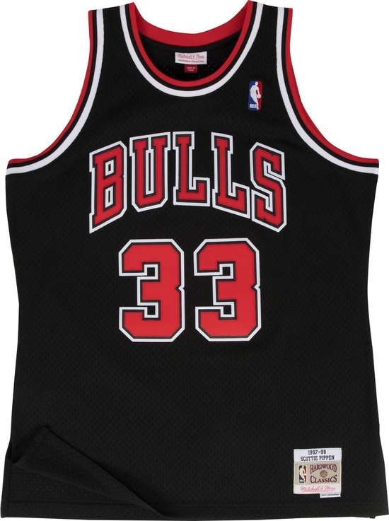 Mitchell & Ness Mitchell & Ness Jersey Bulls Scottie Pippen Zwart Mitchell & Ness Mitchell & Ness Jersey Bulls Scottie Pippen Zwart