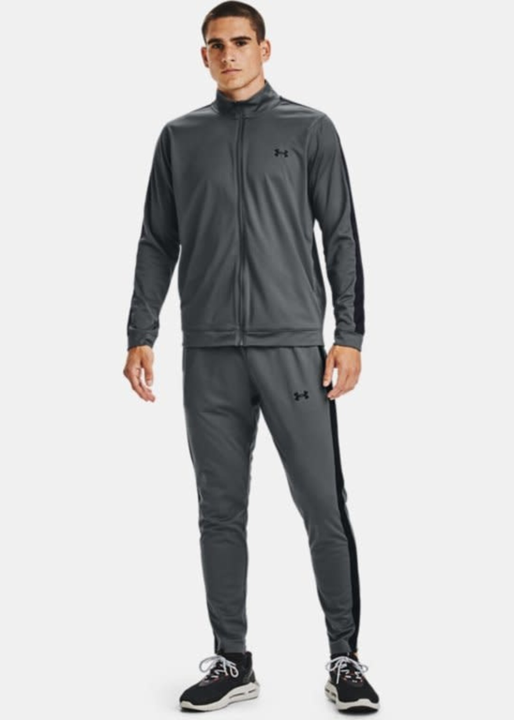 Under Armour Knit Trainingsanzug komplett Grau