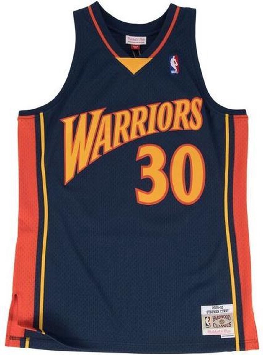 Mitchell & Ness Mitchell & Ness Golden State Warriors Stephen Curry Jersey Blauw Mitchell & Ness Mitchell & Ness Golden State Warriors Stephen Curry Jersey Blauw