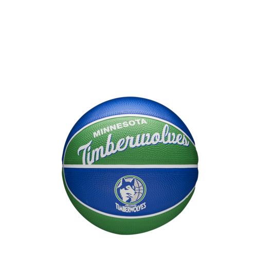 Wilson Wilson NBA MINNESOTA TIMBERWOLVES Mini Retro basketbal (3)