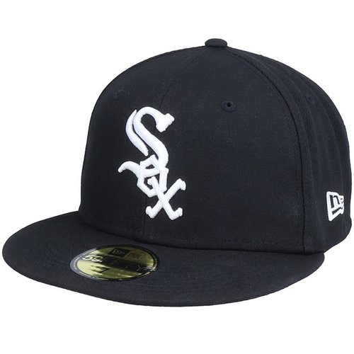 New Era New Era White Sox 59Fifty Fitted Cap Zwart New Era New Era White Sox 59Fifty Fitted Cap Zwart