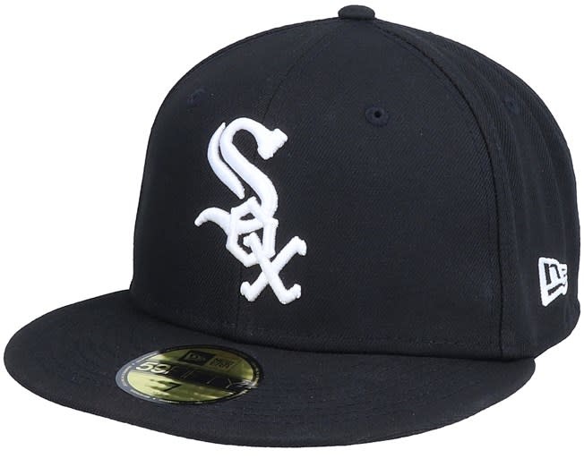 New Era New Era White Sox 59Fifty Fitted Cap Zwart