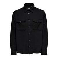 Only & Sons Onsmilo Life Solid Overshirt Zwart