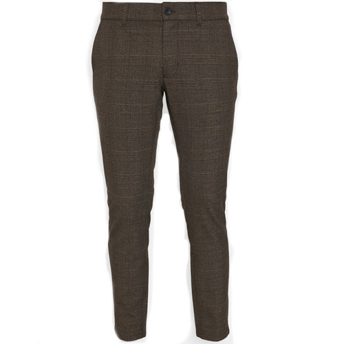Only & Sons Only & Sons Pantalon Brown Gray Check