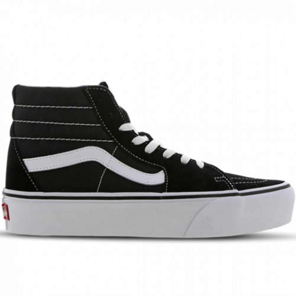 Vans SK8-Hi Platform 2.0 Zwart Wit - Burned Sports