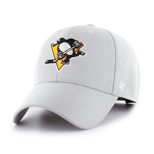 47 Brand 47 Brand NHL Pittsburgh Penguins '47 MVP Adjustable Cap Grey
