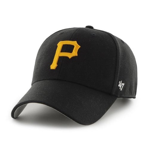 47 Brand 47 Brand Pittsburgh Pirates Sure Shot Snapback 47 MVP Black