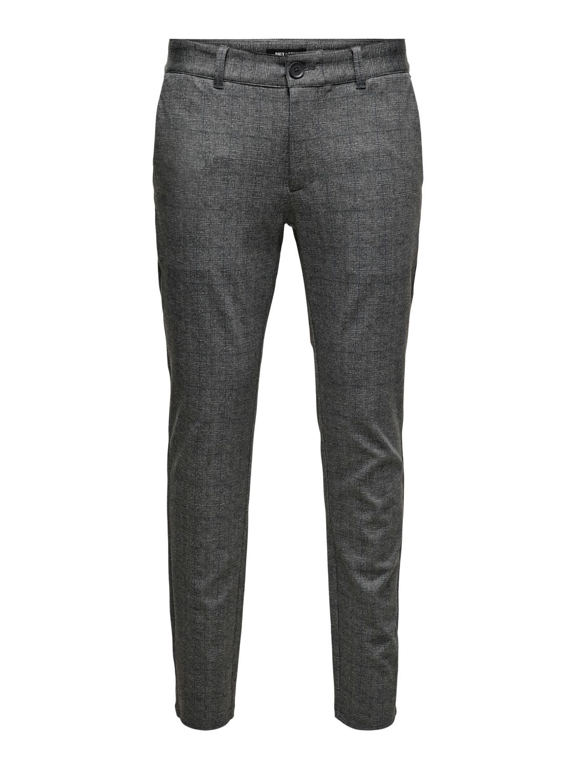 Only & Sons Broek Onsmark Pant Check Gw 1451 Noos 22021451 Phantom Mannen Maat - W30 X L32