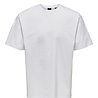 Only & Sons Only & Sons Fred Relaxed Fit T-shirt Wit Only & Sons Only & Sons Fred Relaxed Fit T-shirt Wit