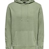 Only & Sons Regulair Hoodie Oil Green Only & Sons Regulair Hoodie Oil Green