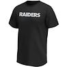 Fanatics Las Vegas Raiders Wordmark NFL T-shirt Zwart Fanatics Las Vegas Raiders Wordmark NFL T-shirt Zwart