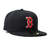New Era New Era Boston Red Sox 59Fifty Fitted Cap Navy New Era New Era Boston Red Sox 59Fifty Fitted Cap Navy
