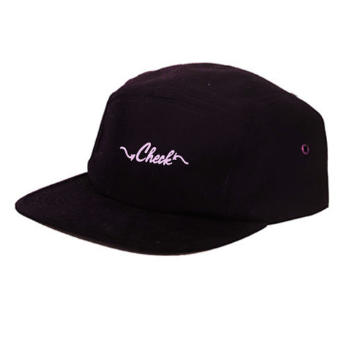 Check Check Clothing 5panel Zwart Roze Check Check Clothing 5panel Zwart Roze