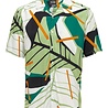 Only & Sons Brooks Life Viscose Overhemd Groen Wit Only & Sons Brooks Life Viscose Overhemd Groen Wit