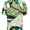 Only & Sons Brooks Life Viscose Overhemd Groen Wit Only & Sons Brooks Life Viscose Overhemd Groen Wit