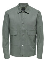 Only & Sons Marlon Linen Jacket Castor Grey