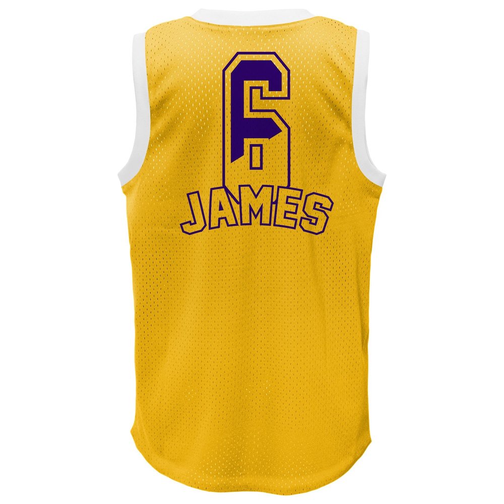 Yellow Lakers basketball jersey