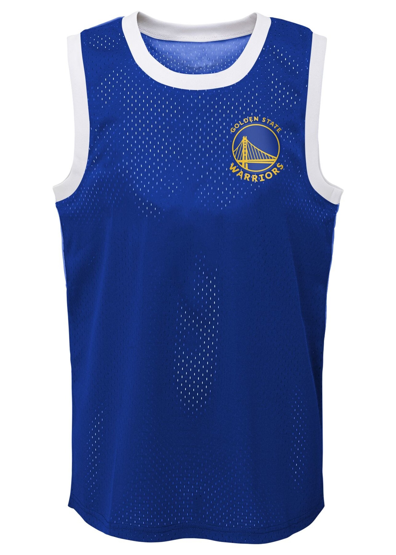 Outerstuff NBA Steph Curry Maillot Bleu (Logo Poitrine)
