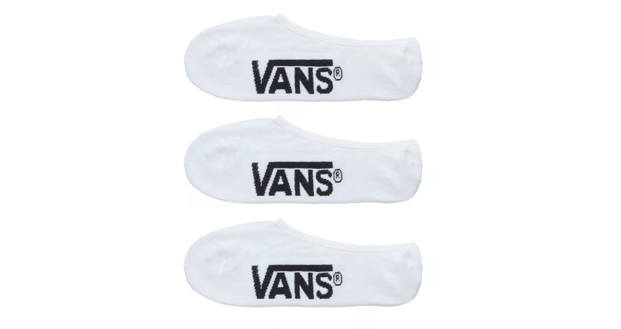 Vans No Show Sneaker Socks Wit