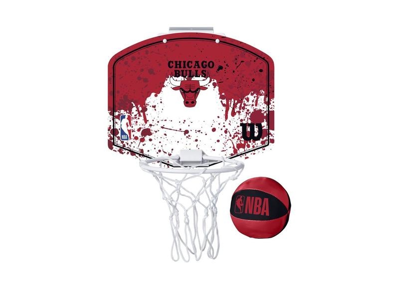 Wilson Basketbalring Nba Team Mini Chicago Bulls Rood 2-delig