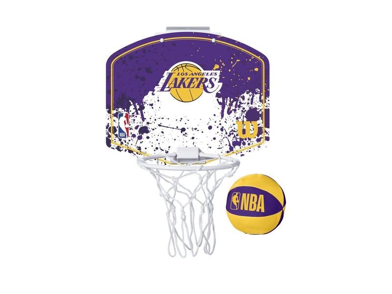 Wilson Basketbalring Nba Team Mini La Lakers Paars/geel 2-delig