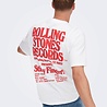 Only & Sons Fred The Rolling Stones RLX T-shirt Wit Only & Sons Fred The Rolling Stones RLX T-shirt Wit