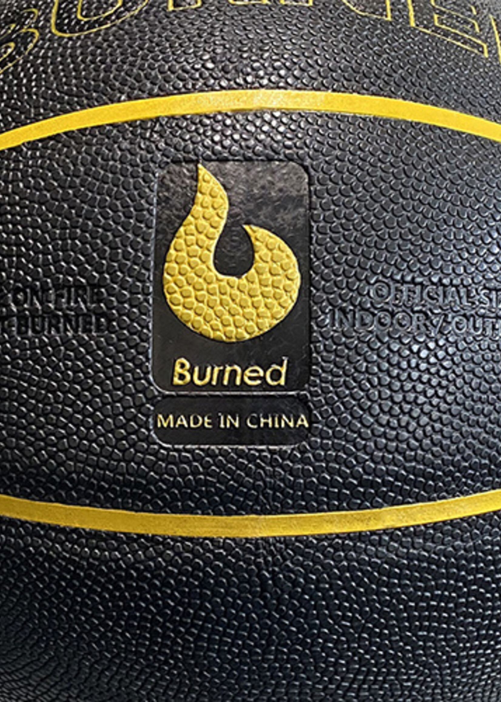 Burned Burned In/Out Basketball Schwarz Gold (7)