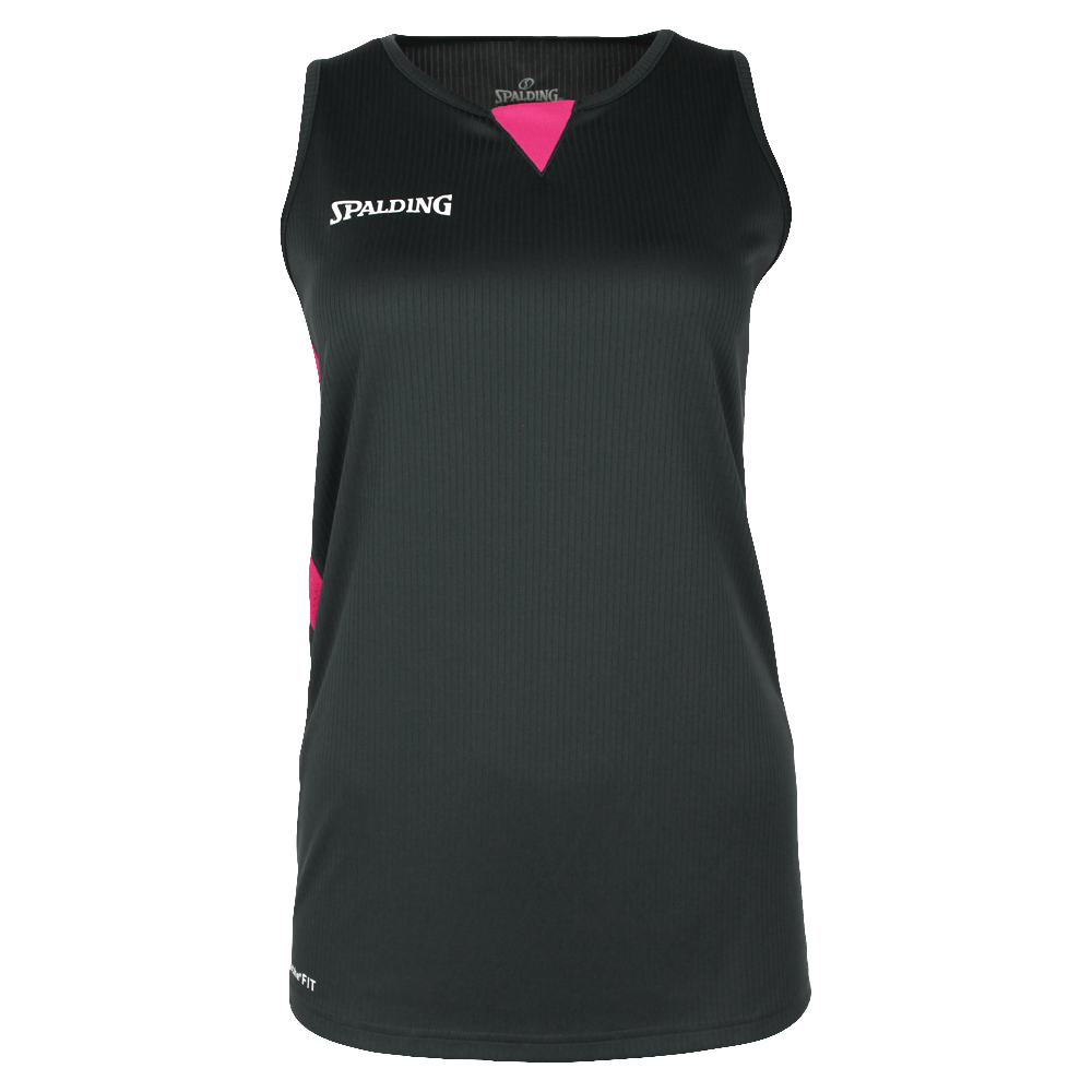 Spalding 4Her III Basketbalshirt Dames - Antraciet / Roze | Maat: S