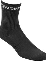 Spalding Lot de 3 paires de chaussettes mi-hautes noires